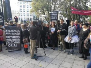 Pagarba kultūros ir meno žmonėms už pilietiškumą